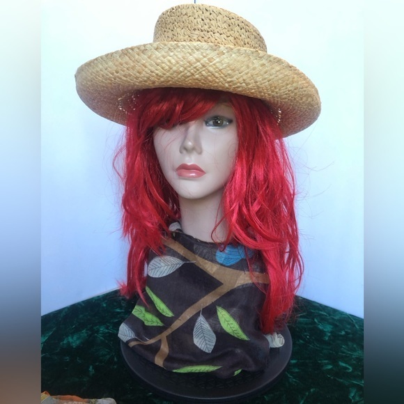 Sonni San Francisco Accessories - Vintage Straw Hat Kentucky Derby Women’s Hat by Sonni